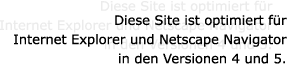 Optimiert für IE und Netsc. 4 und 5